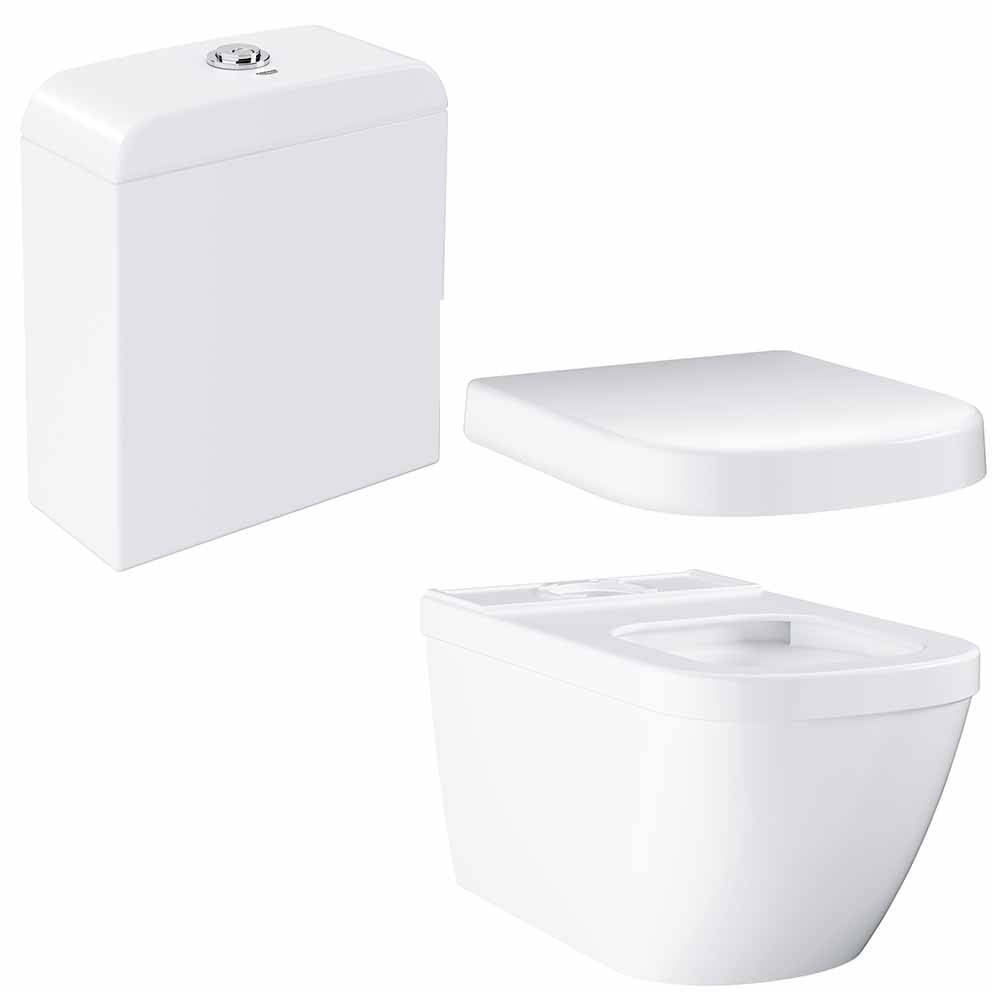 NW0012-1 Компакт унитаз с бачком Белый Grohe Euro Тайвань