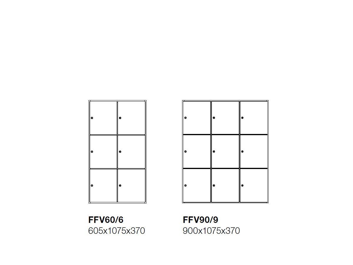 Ламинированный офисный шкаф с замком TreCe CombiLine ARCH-00131051 - Вид №3