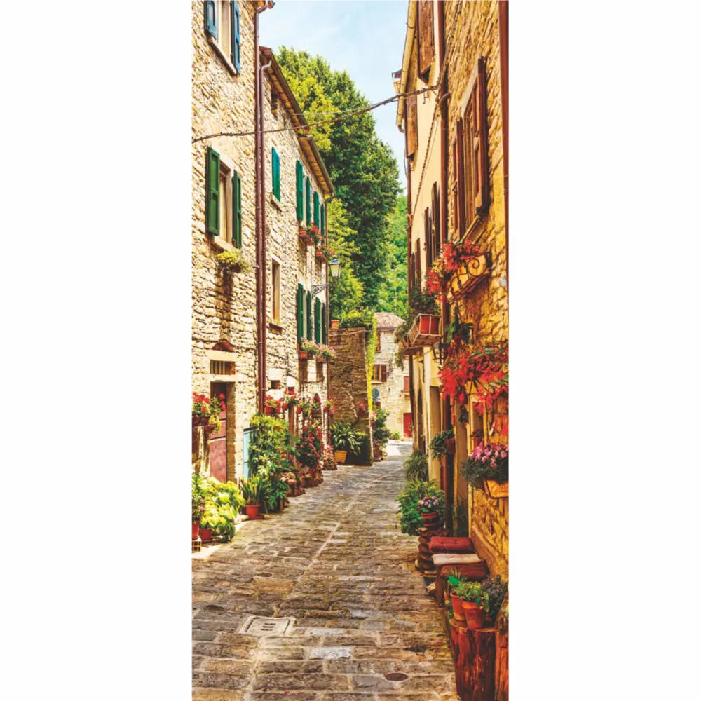 Фотообои бумажные Улочка 100x270 см Симфония STLM-2076037