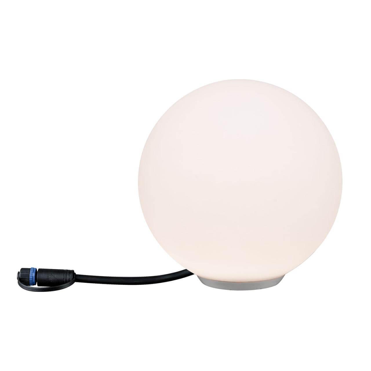 Уличный светильник ландшафтный светодиодный D 40 см белый Lichtobjekt Globe 94178 PAULMANN LICHTOBJEKT GLOBE 00-3897017 Белый  - Вид №2