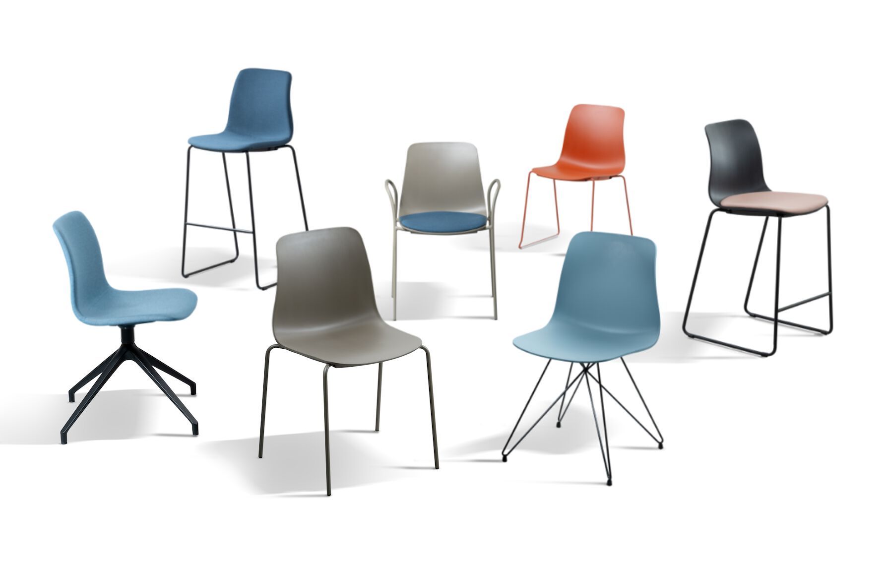 Сиденье на стержне из инженерного пластика GABER Unik ARCH-00120091 - Вид №3