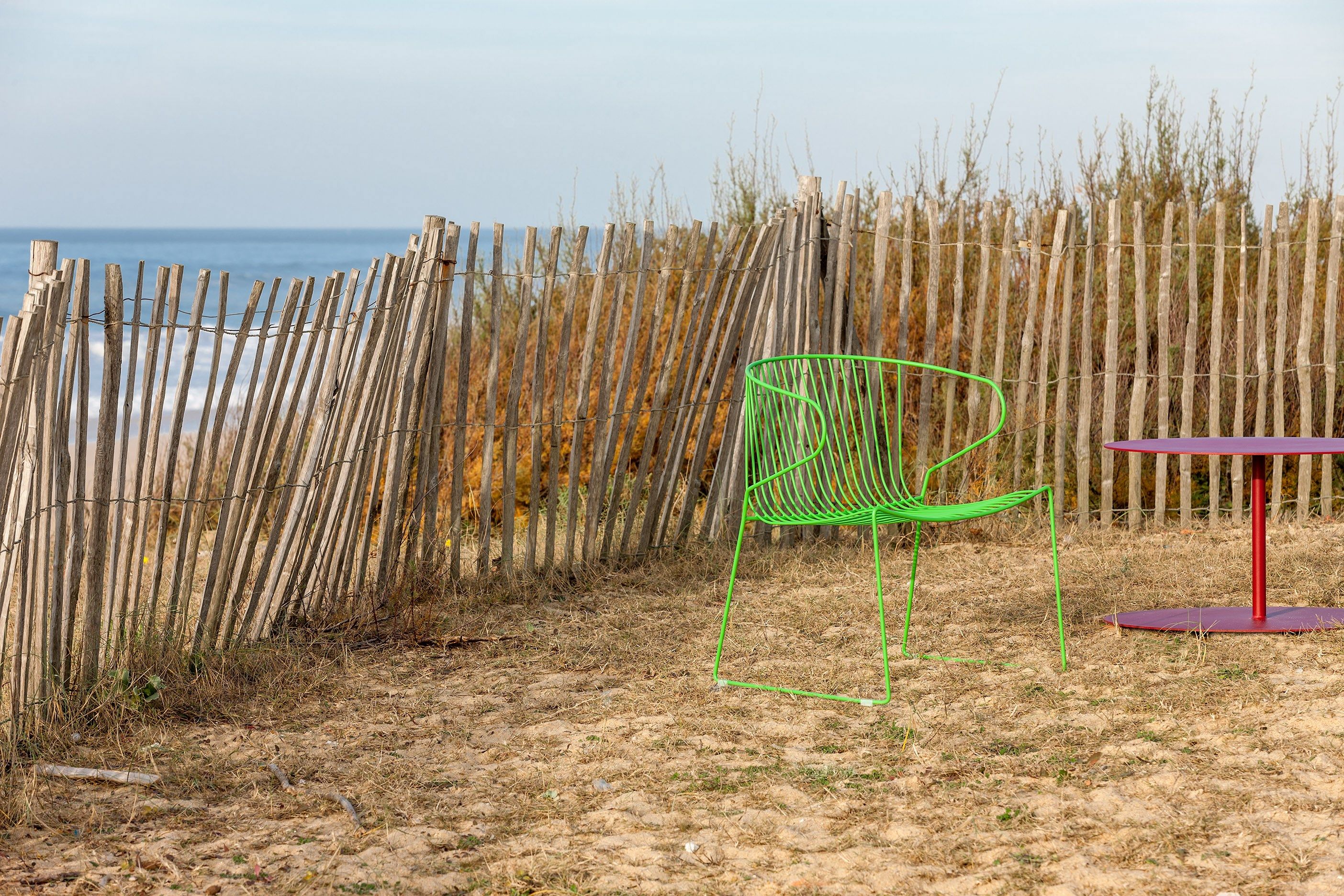 Стальной круглый садовый стол iSimar Eivissa ARCH-00086711 - Вид №3