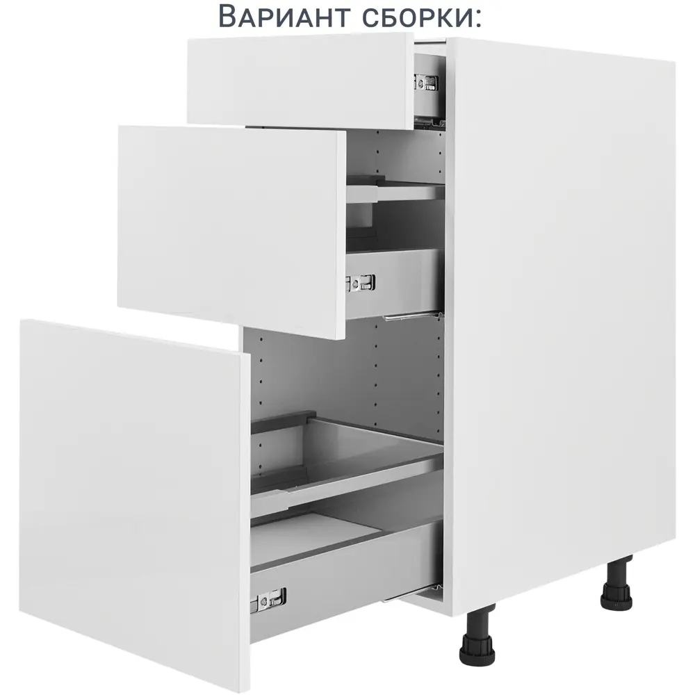 Ящик Delinia ID 36.8x9.4x48 см металл цвет серый Отсутствует STLM-2050044 - Вид №8