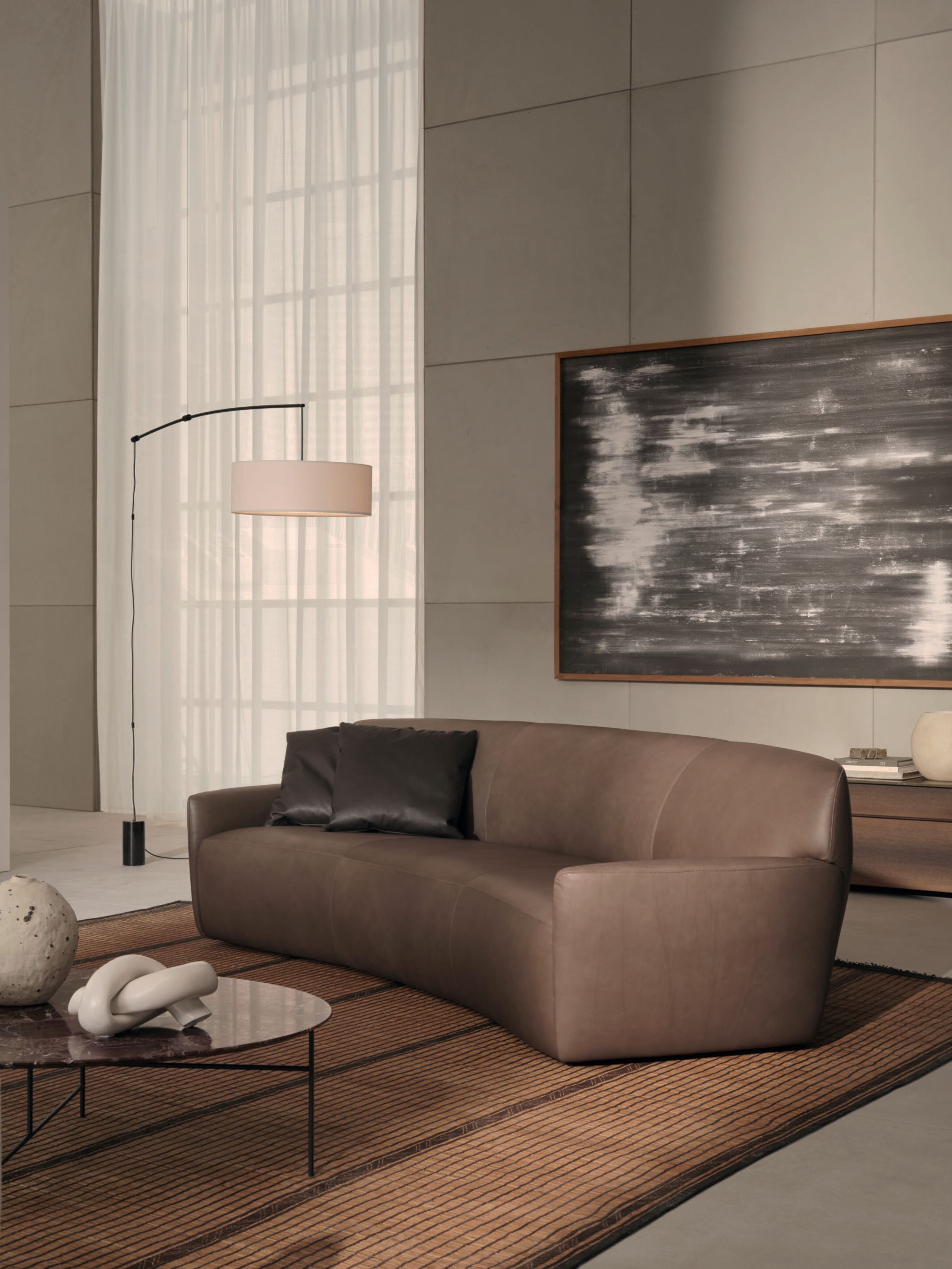 Кожаный изогнутый диван DE PADOVA Ami ARCH-00028431 - Вид №2