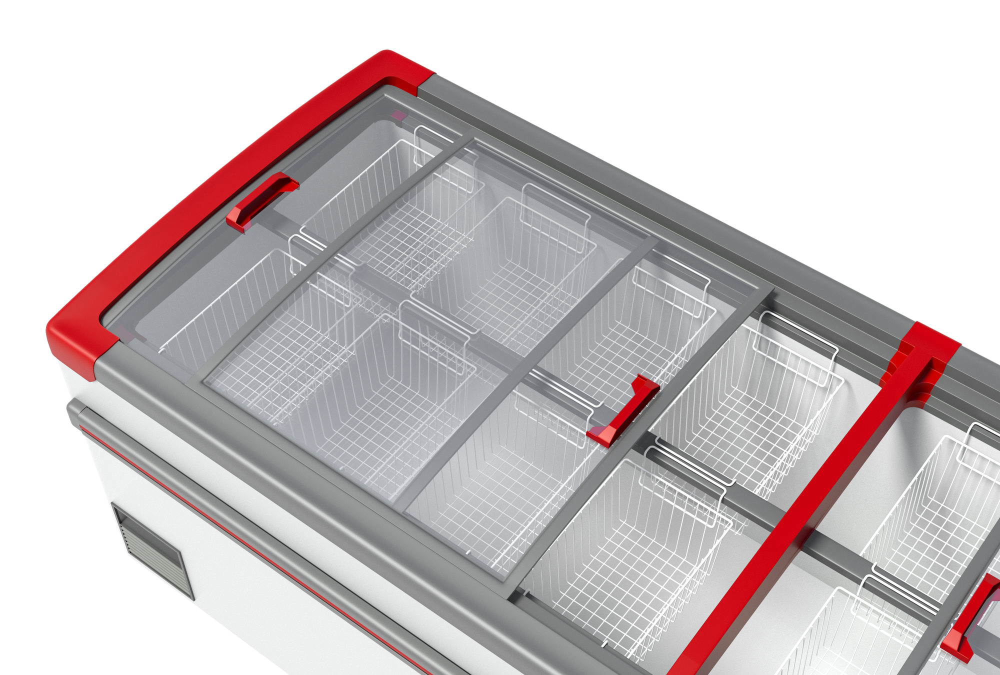 9270262 Морозильный ларь Frostor F 2000 B белый, красный STDN-0087077 - Вид №3