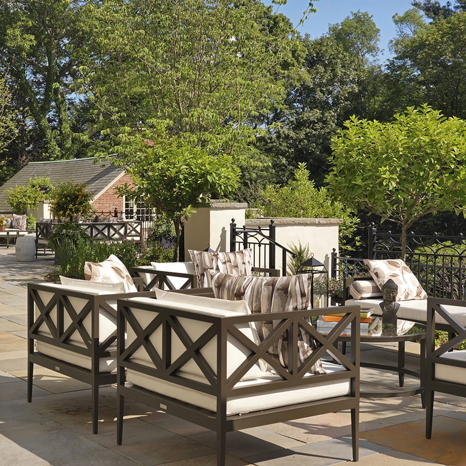 Алюминиевая скамья с порошковым покрытием JANUS et Cie Azimuth ARCH-00105211 - Вид №3