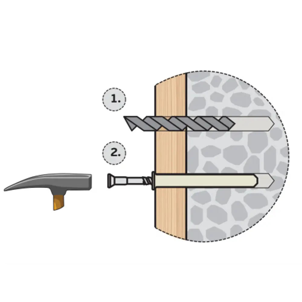 Дюбель-гвозди PDG UK нейлон 6x60 мм 1000 шт ЕВРОПАРТНЕР STLM-2159312 - Вид №3
