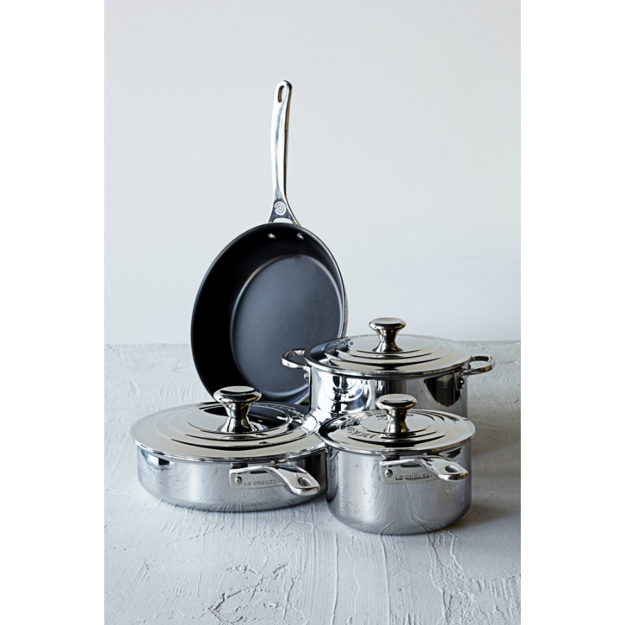 Сковорода Le Creuset , нержавеющая сталь, антипригарное покрытие, Ø30 см, серая 96600230001700 - Вид №1