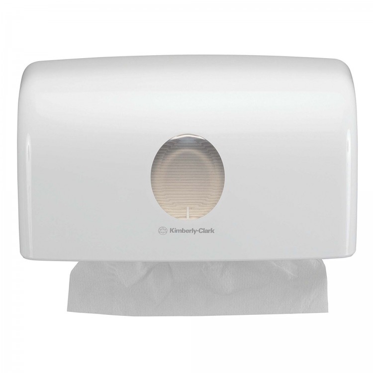 6956 Kimberly Clark Диспенсер для листовых бумажных полотенец белый Kimberly Clark Professional Aquarius 6956 белый  - Вид №3