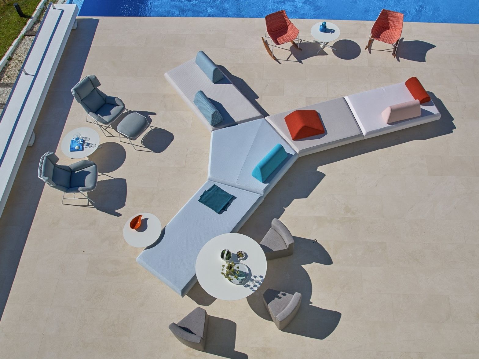 Модульный тканевый диван Varaschin Bento ARCH-00102443 - Вид №9