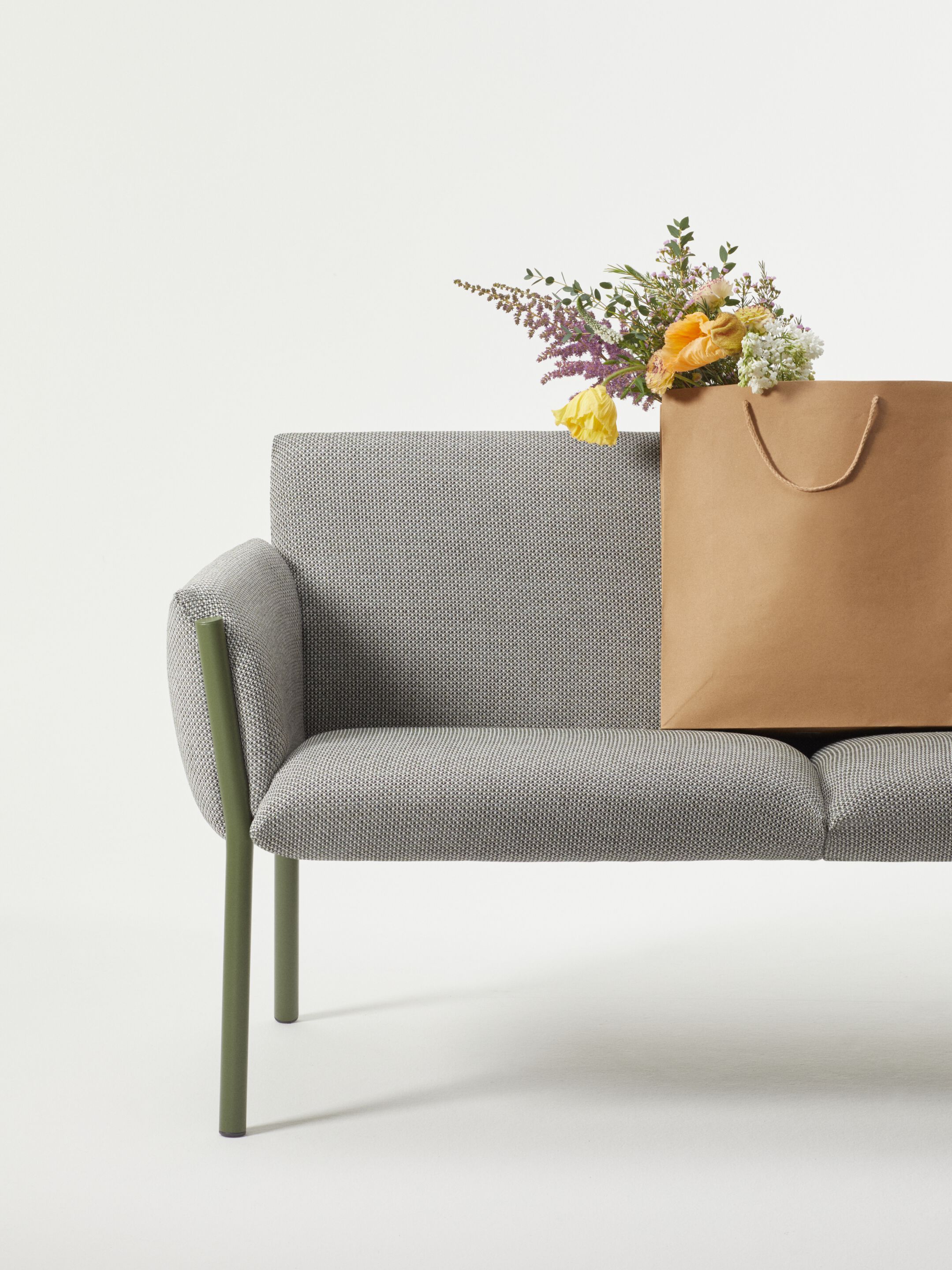 Ткань сад мягкий диван S-CAB Breeze ARCH-00125974 - Вид №5