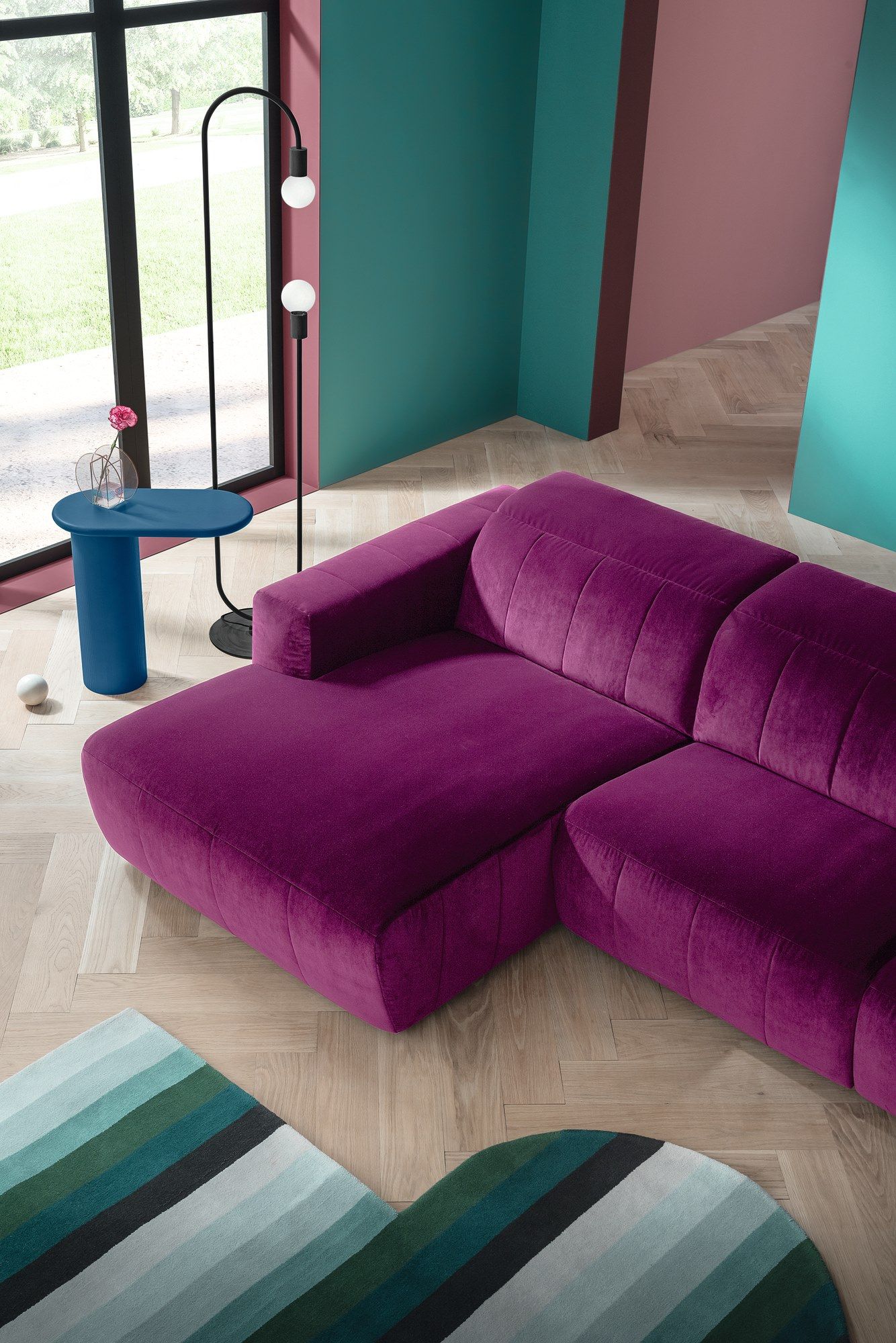 3-местный тканевый диван с полуостровом Felis Softliving ARCH-00144481 - Вид №3