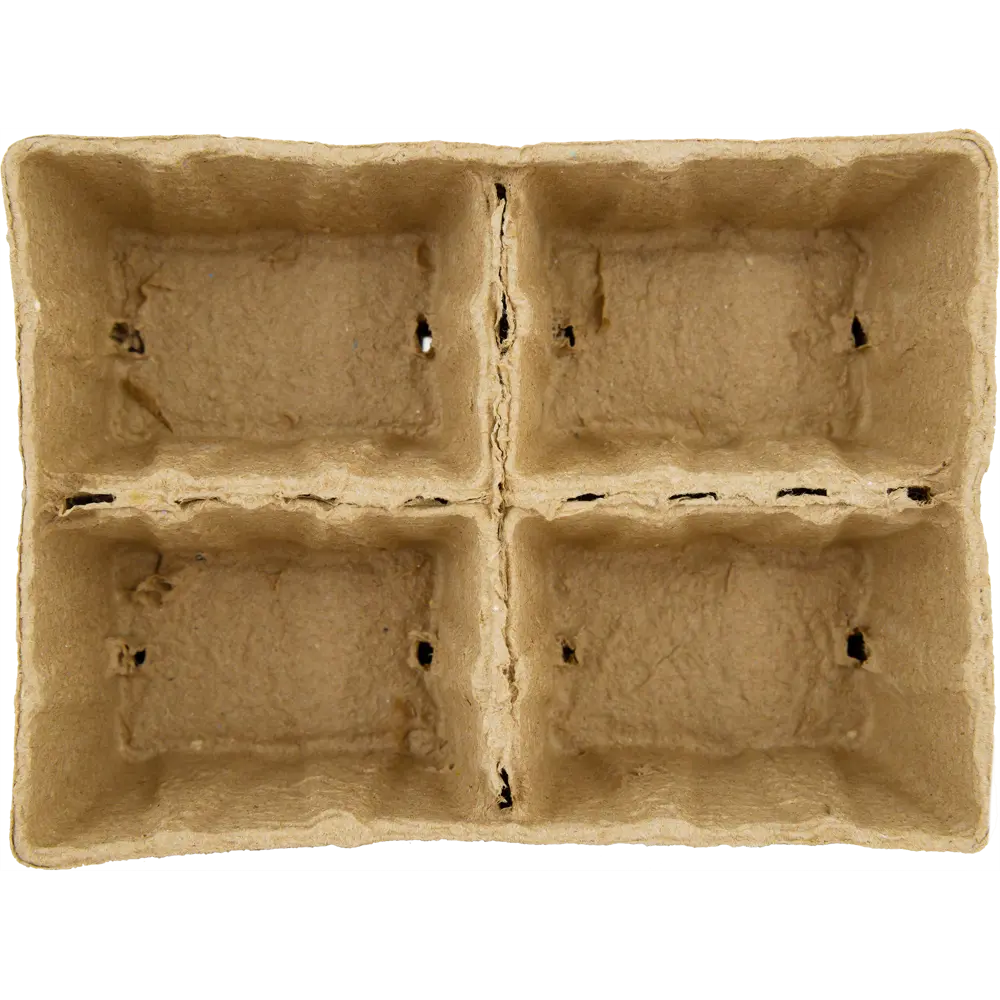 Кассета рассадная биоразлагаемая 4 ячейки 5 шт Santreyd STLM-2058225 - Вид №1