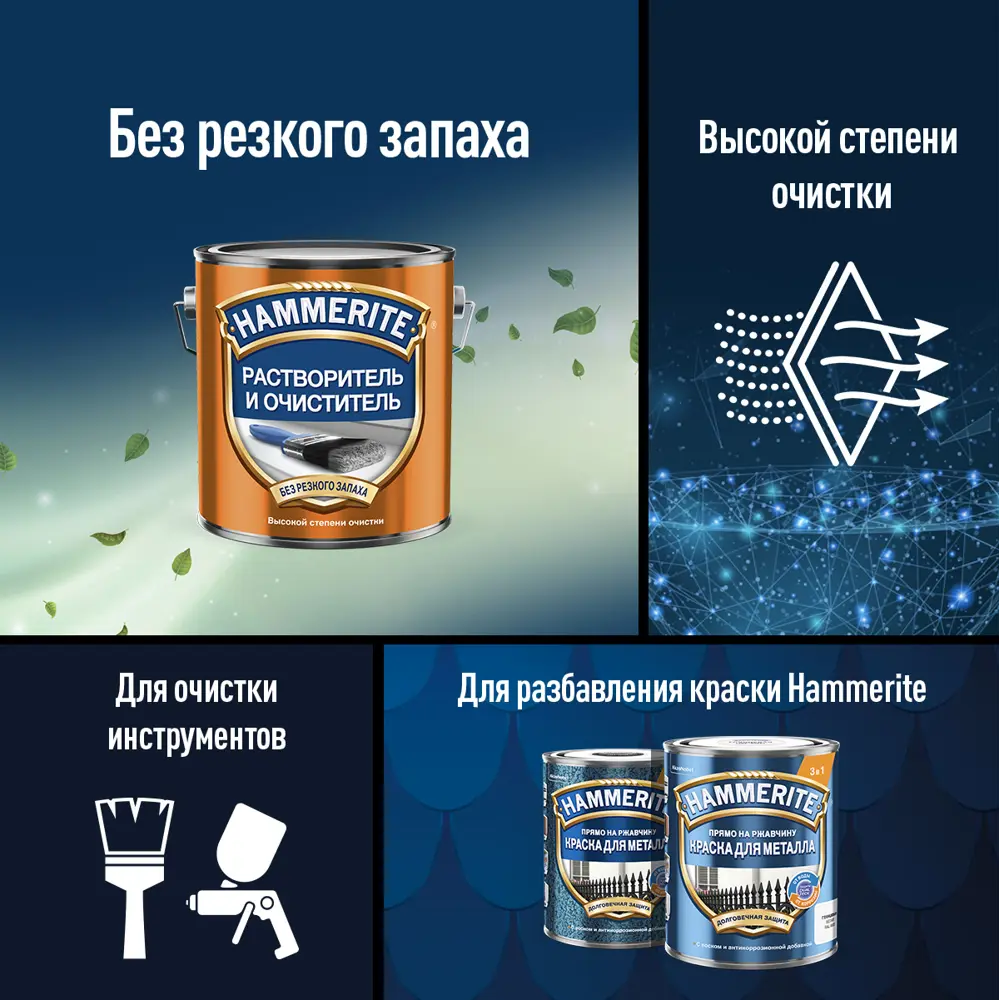 Растворитель и очиститель Hammerite 500 мл STLM-2048702 - Вид №2