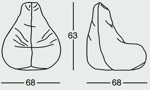 Zanotta Мягкая сумка-боб Sacco sun-id-1478154 - Вид №2