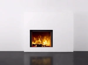 Stûv Настенный встроенный камин из стали и стекла Stûv 21