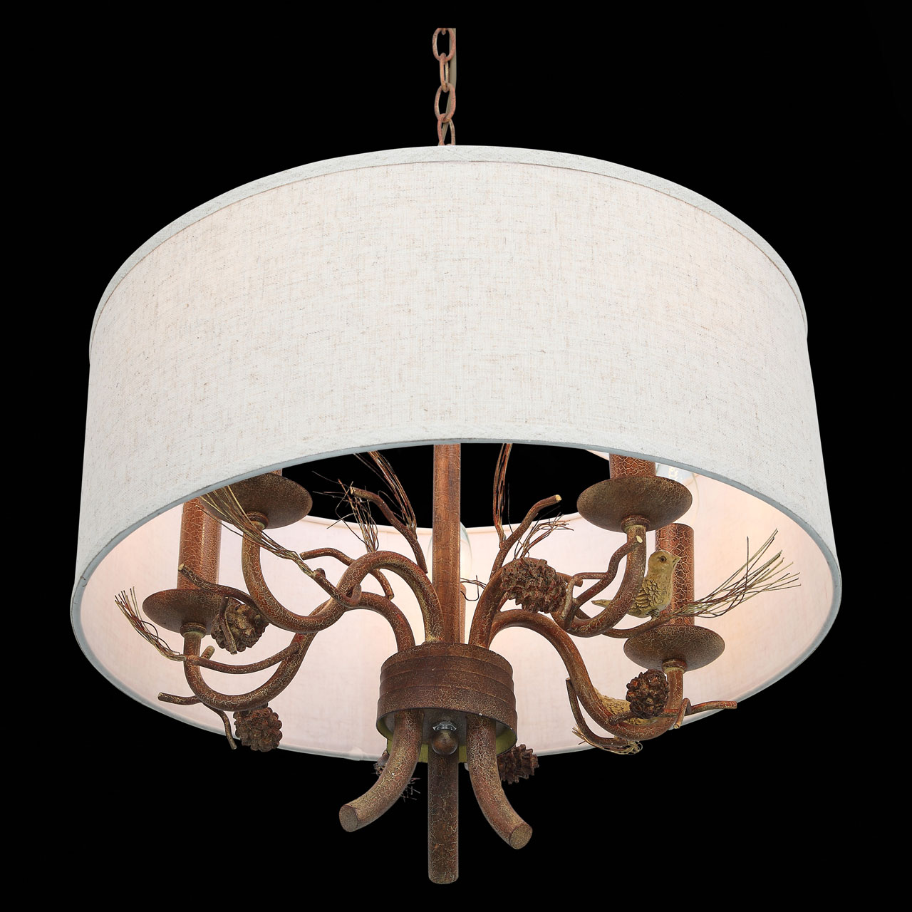 Подвесная люстра ST Luce Uccellino SL167.703.05 ST LUCE ДИЗАЙНЕРСКИЕ, UCCELLINO 108361 Бежевый  - Вид №3