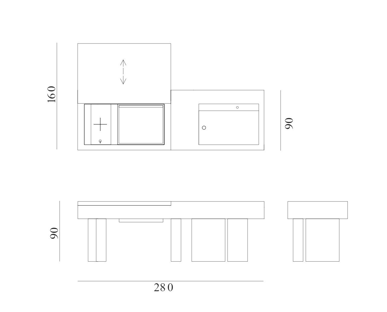 Мраморная наружная кухня Exteta 10th ARCH-00123375 - Вид №5