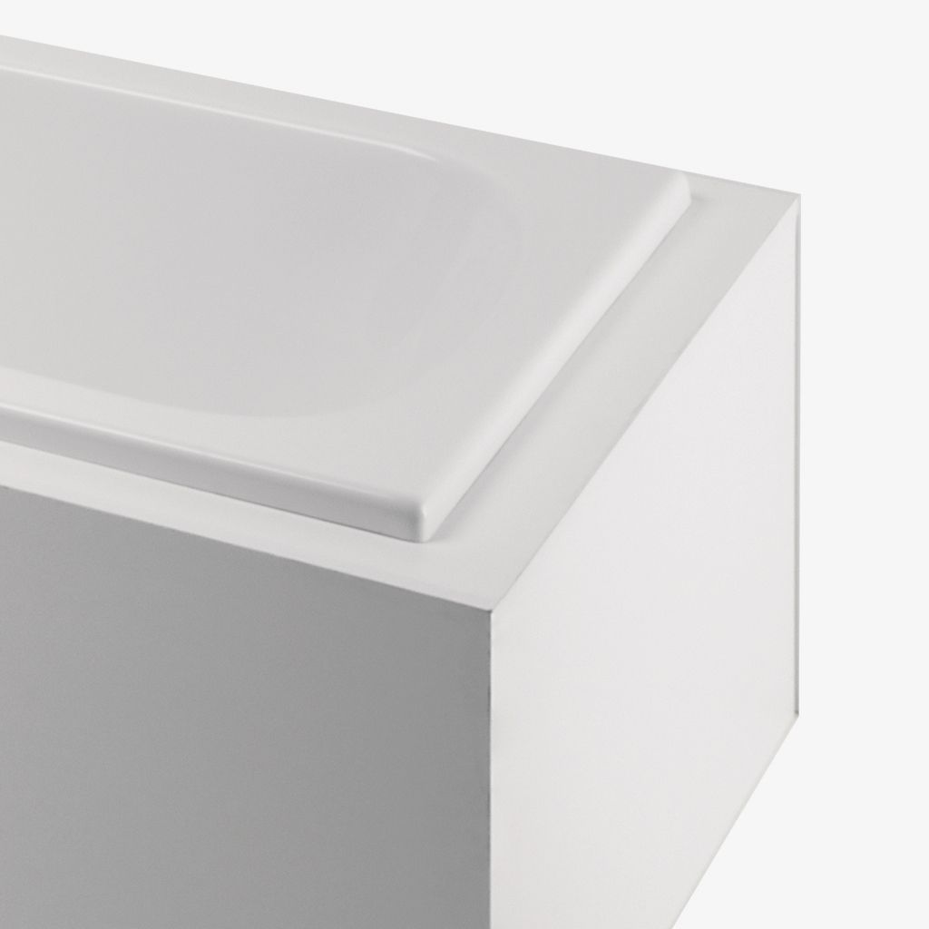 CLAT3R Классическая прямоугольная ванна размером 60 "x 31" x 20 "с воздуховодом для правой руки со сливом на конце Waterworks Classic - Вид №1