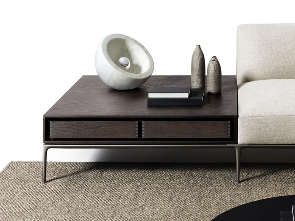 Квадратный низкий журнальный столик из МДФ DE PADOVA Horizontal ARCH-00101369 - Вид №1