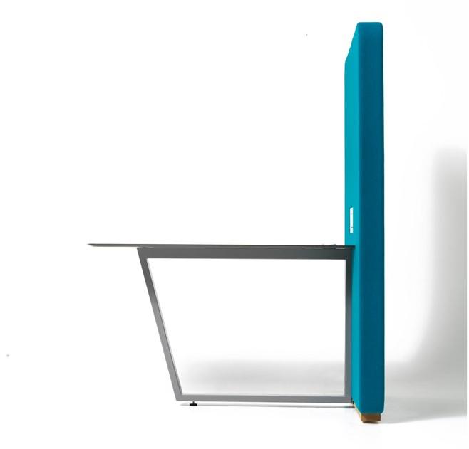 Diemme Офисный стол с разъемом usb и перегородкой Circuit media & privè sun-id-1354602 - Вид №2