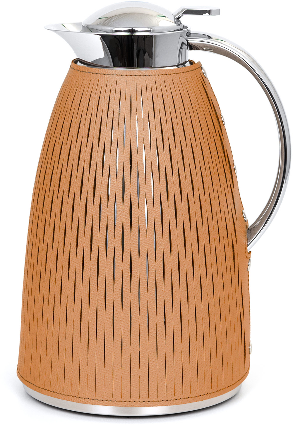 Janine Thermal Grafe - 1L - Ø 14,5XH 25,5 см / зернистая кожа_светло-серый