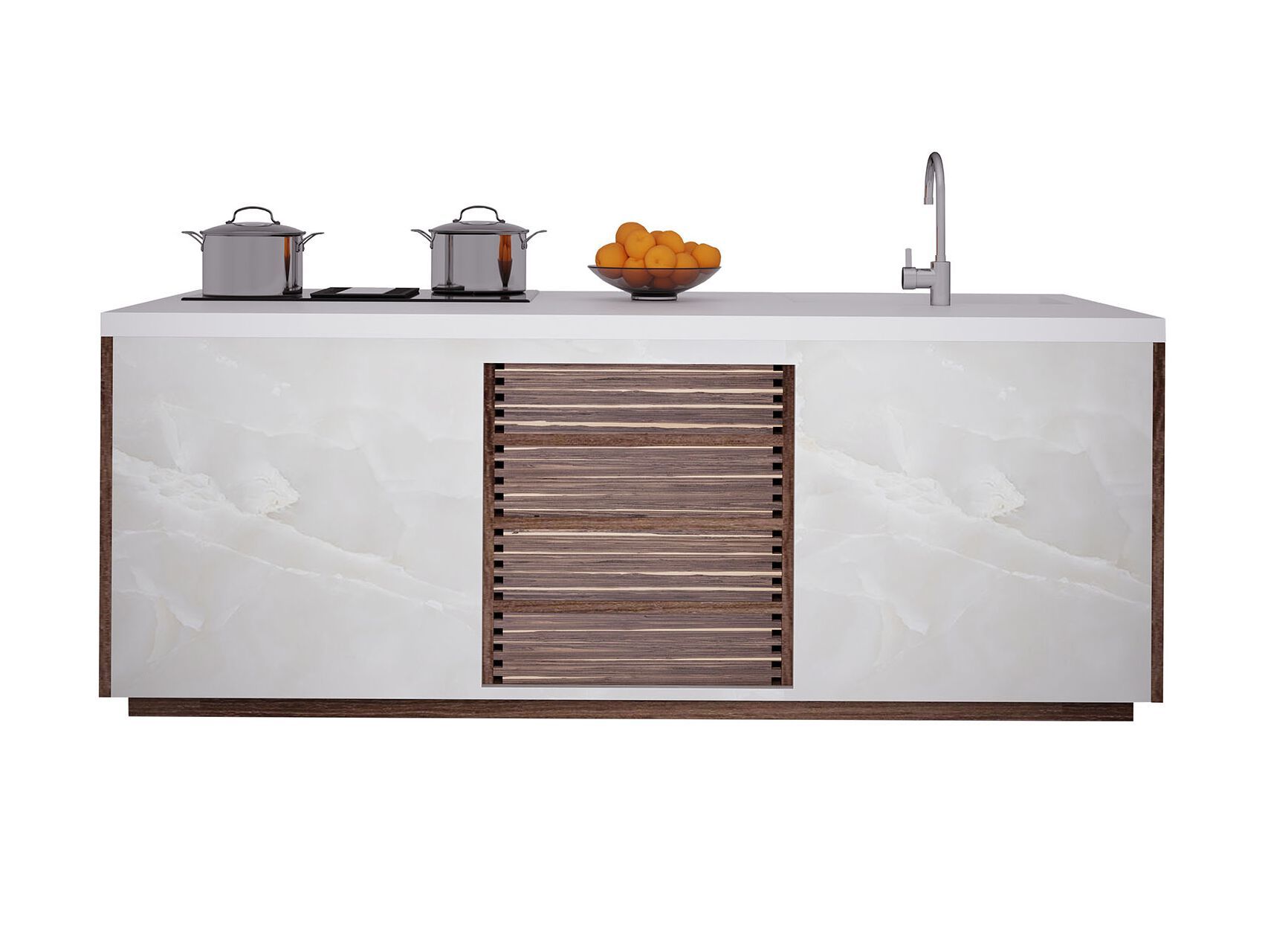 Кухня на заказ с островом EUPHORIA MONTAIN VIEW ARCH-00077574 - Вид №4