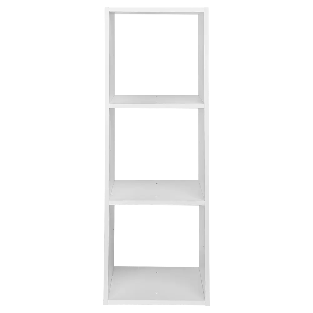 Стеллаж KONSENSA Руан 3 секции 36x104x31.7 см ЛДСП цвет белый STLM-2140804 - Вид №5