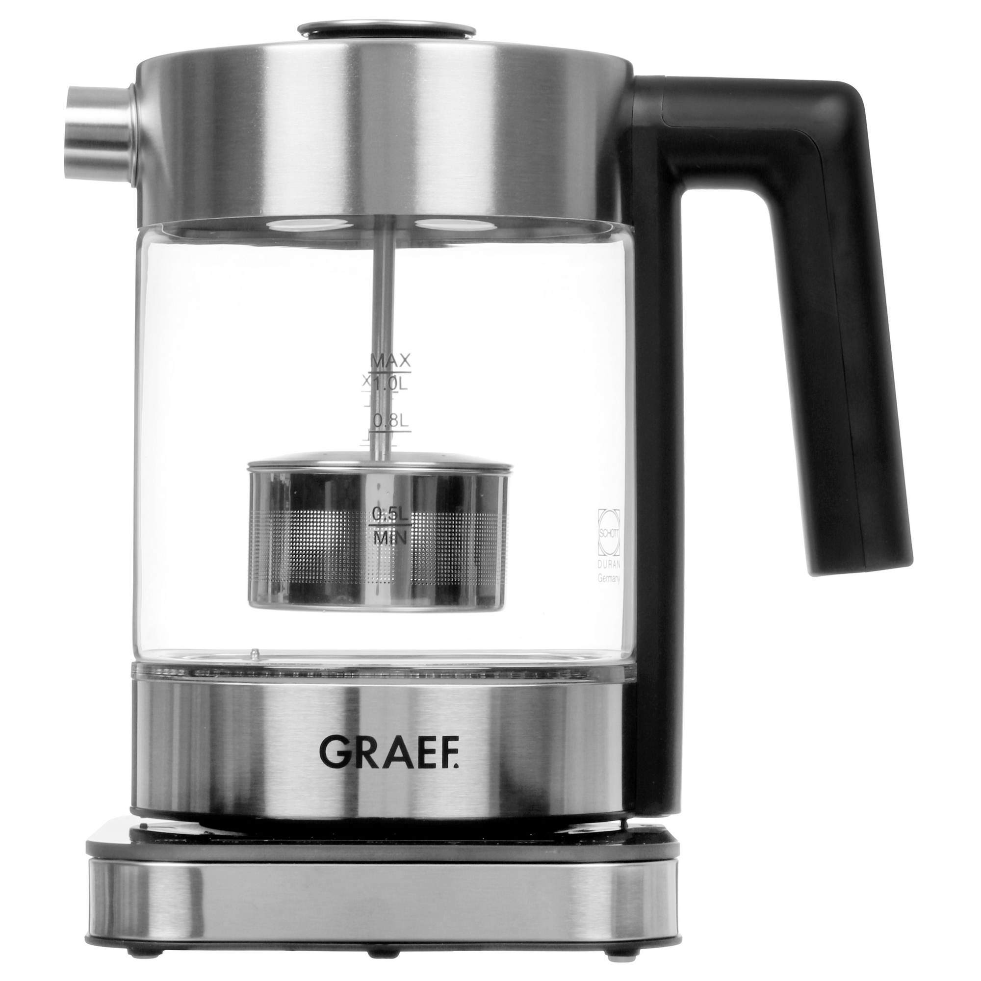 9045610 Электрочайник Graef WK 350 серебристый STDN-0127043