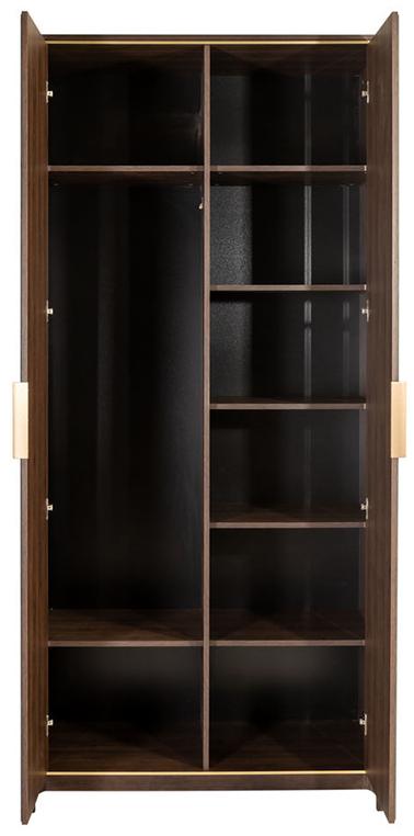 2492 Шкаф двухстворчатый с зеркалами Модерн Дуб Гладстоун R-HOME 4009275H_Гладстоун - Вид №2