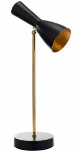 Il Bronzetto Регулируемая настольная лампа из латуни Wormhole Wor04