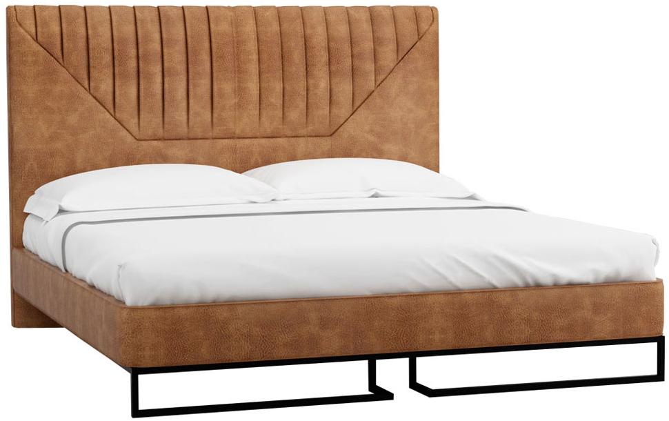 1706 Кровать с ортопедическим основанием 1.8 Loft Alberta Стоун R-HOME 401727451h_Стоун - Вид №1