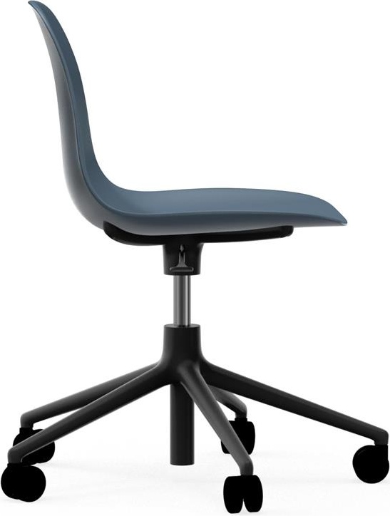 606053 Кресло Swivel 5W Gaslift Black Alu Blue Normann Copenhagen Form - Вид №2