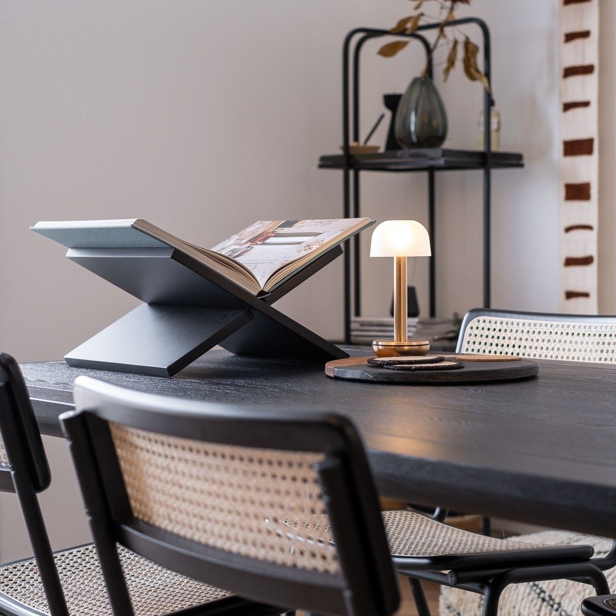 Алюминиевая и стеклянная настольная лампа с диммером Humble Two ARCH-00072894 - Вид №7