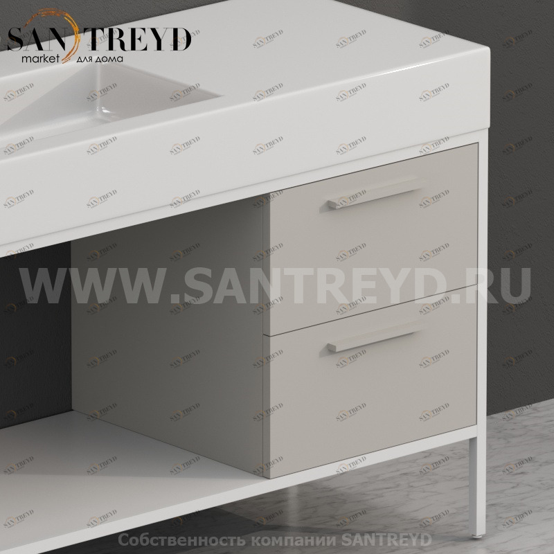 S04548BT2 Тумба с 2 ящиками Globo Ceramica Globo INCANTHO