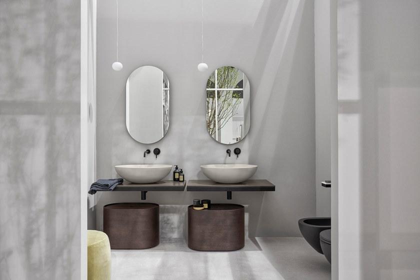 Ceramica Cielo Настенная модульная лакированная тумба под умывальник sun-id-1496165 - Вид №2