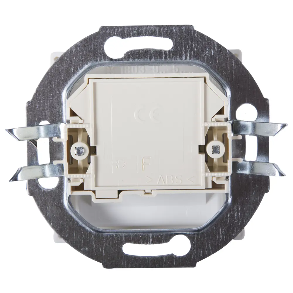 Телефонная розетка встраиваемая ABB Basic 55 RJ11, цвет белый Basic55 STLM-2078510 - Вид №3
