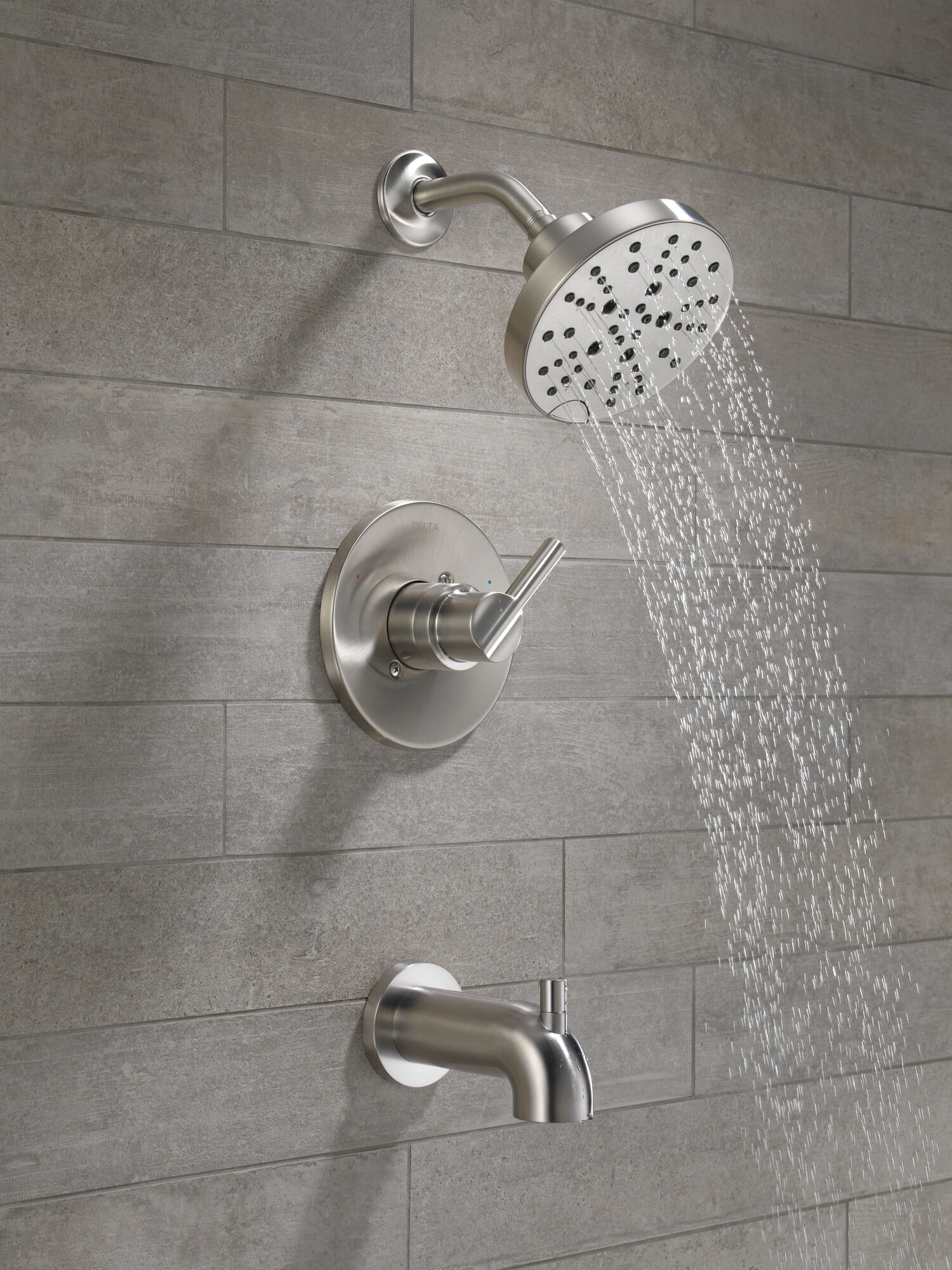 Monitor® 14 Series H2Okinetic® Ванна и душ Delta Faucet 144749-SS - Вид №7