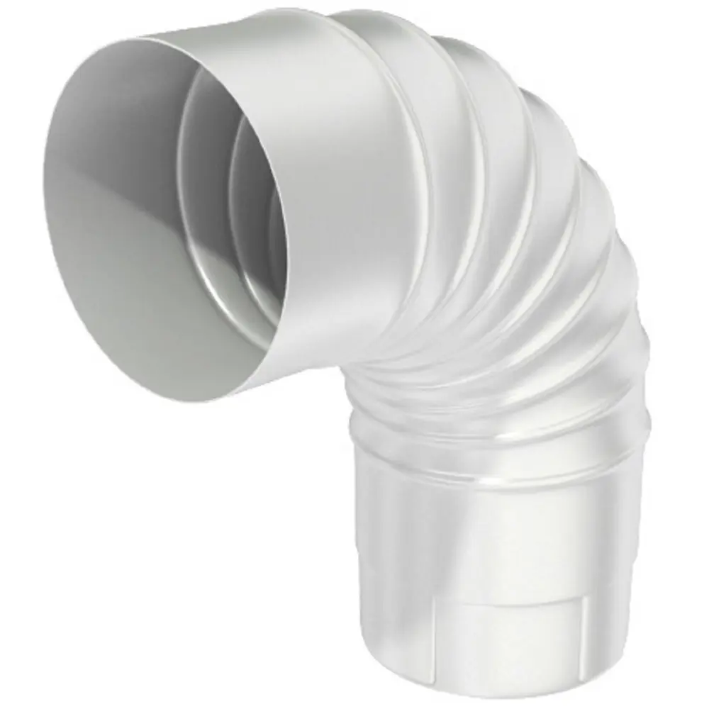 Колено круглое 100 мм цвет белый Santreyd STLM-2057643
