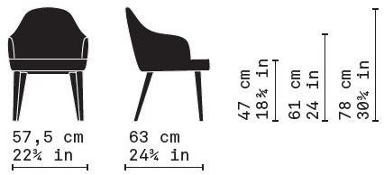 Very Wood Кресло из ткани Carmen sun-id-1368897 - Вид №5