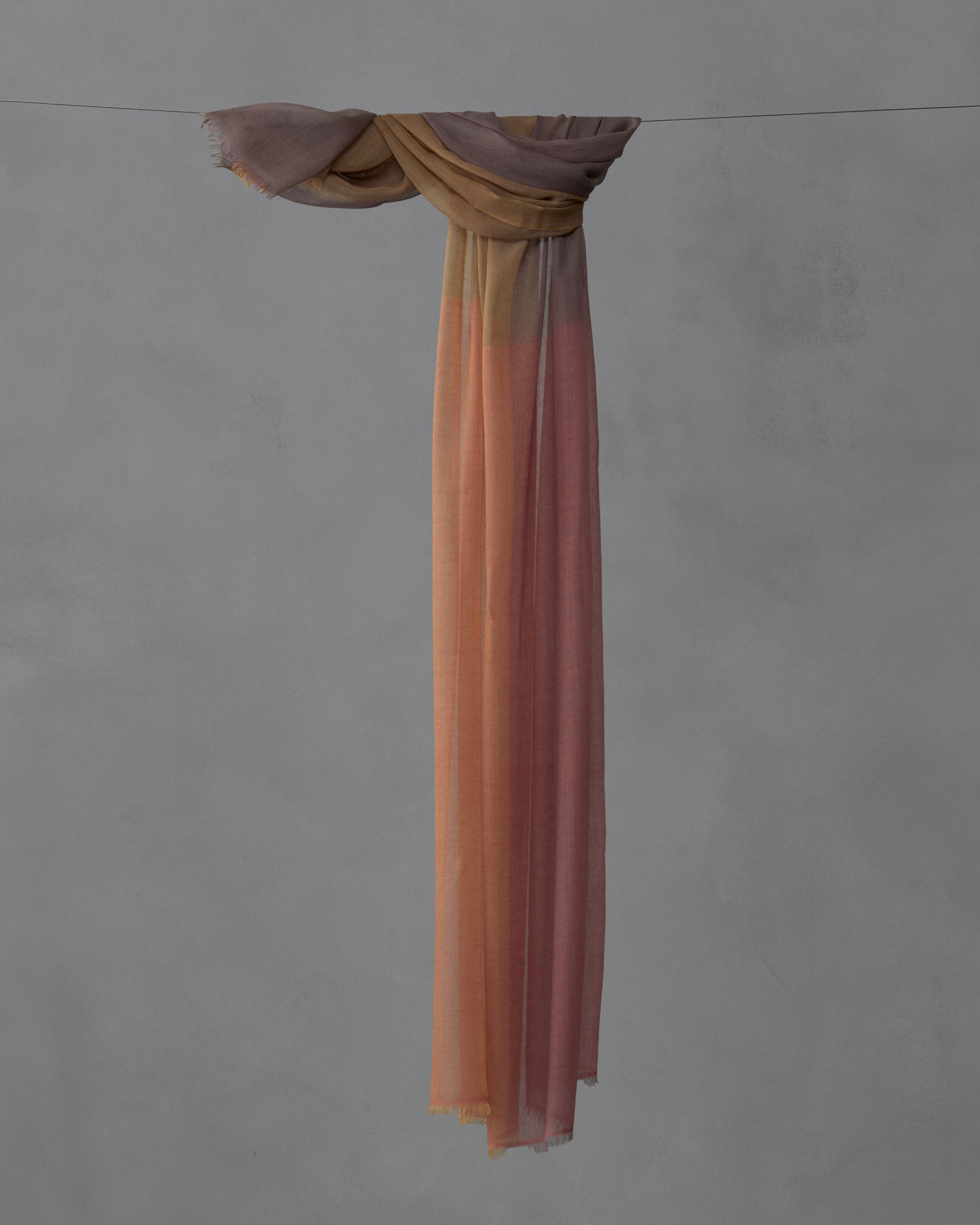 Кашемировый шарф Society Limonta NAP MULTI ARCH-00110260 - Вид №2