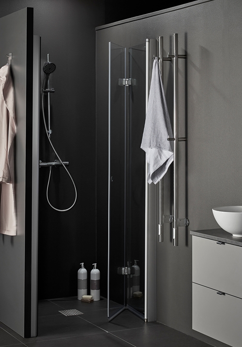 1450611 Душевая Дверь Igloo Pro Vik Niche 85 Clear Glass Hafa Прозрачный  - Вид №1