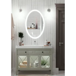 Зеркало для ванной Omega Glass Тип 2 SD372 с подсветкой 60x80 см овальное