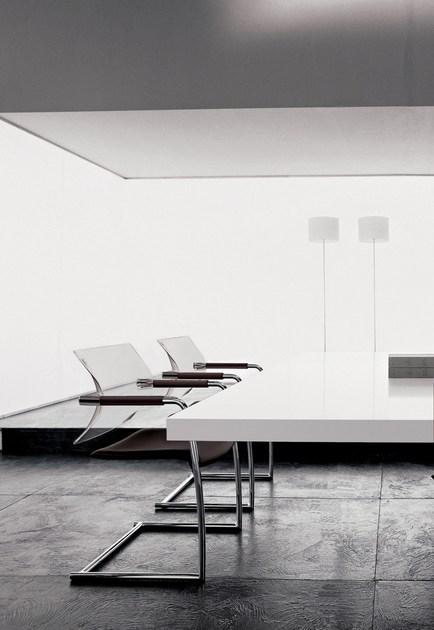 Luxy Консольный стул с обивкой из полипропилена и кожи Aire jr sun-id-1463997 - Вид №3