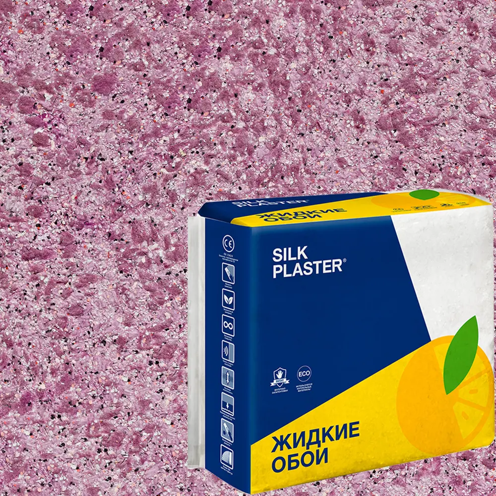 Silk Plaster Absolute А425 - Фиолетовые жидкие обои для уютных интерьеров 82736055