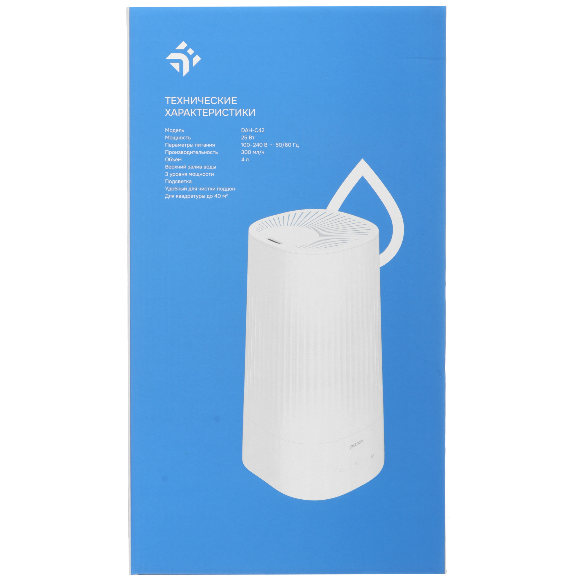 9102323 Увлажнитель воздуха DEXP DAH-C42 STDN-0132553 - Вид №8