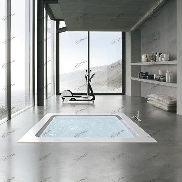 Ванна встроенная  Bolla Siforo Q 190x190 см с гидромассажем 2BOA5N4 Gruppo Geromin