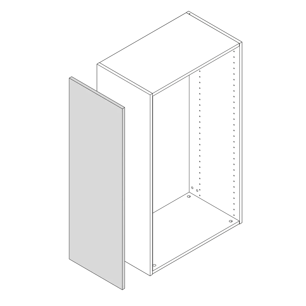 Фальшпанель для шкафа Delinia ID «Бирск» 37x76.8 см, ЛДСП, цвет бежевый STLM-2055609 - Вид №5