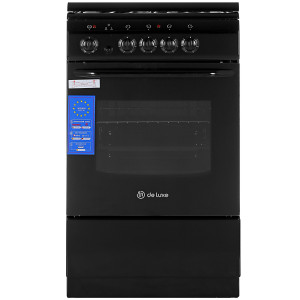 8186072 Электрическая плита De Luxe 5004.13э (кр) 001 черный