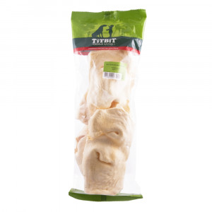 ПР0051768 Лакомство для собак Нос телячий бабочка BIG мягкая упаковка 200г TITBIT